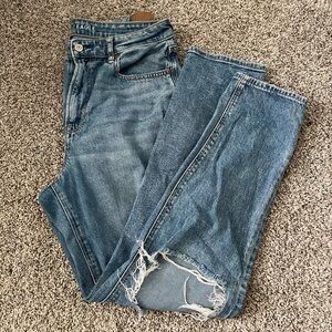 American Eagle Straight Ripped Jean